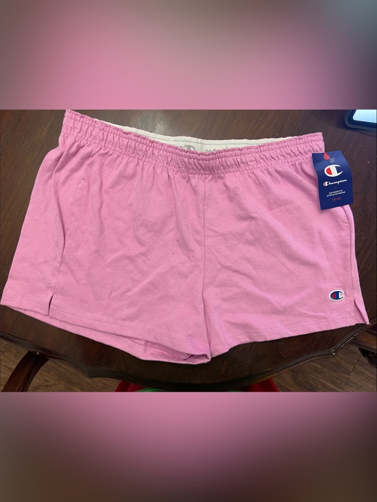 Champion Pants - Champion Pink Elastic-Waist Athletic Shorts